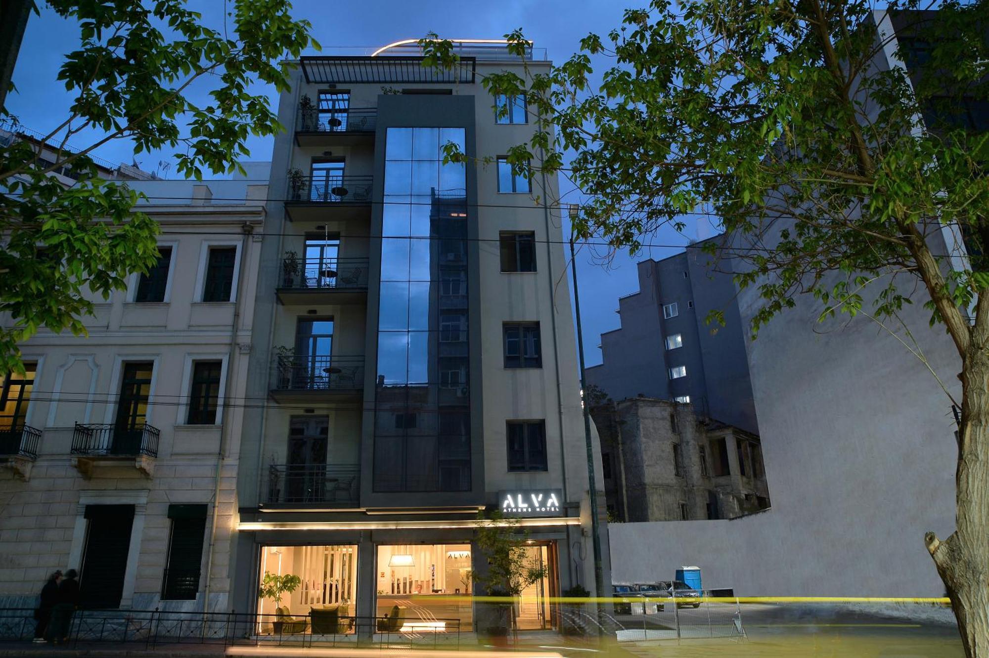 Alva Athens Hotel ภายนอก รูปภาพ